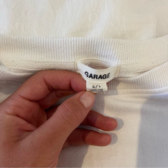 Garage white sweatshirt - Picture 3 of 5
